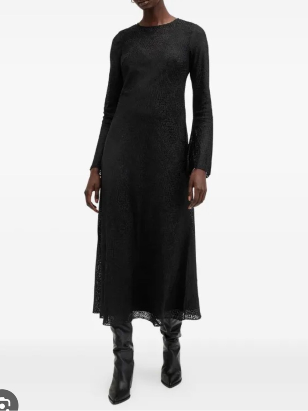 NWT ALL SAINTS JADA ANIMAL PRINT MAXI DRESS